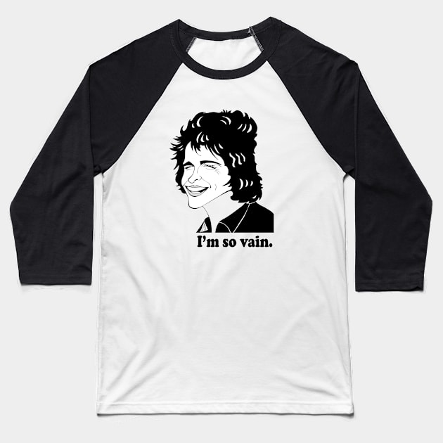 WARREN BEATTY FAN ART Baseball T-Shirt by cartoonistguy